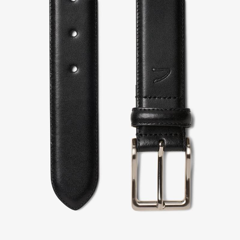 Clarks Dress Belt Burnished Siyah | CLKS-84200