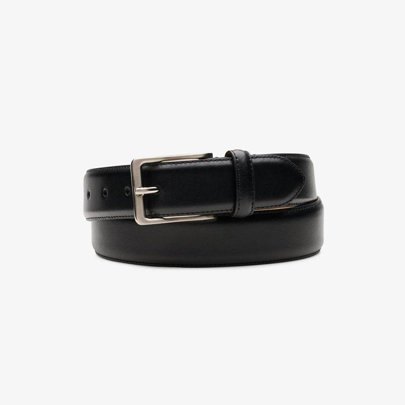 Clarks Dress Belt Burnished Siyah | CLKS-84200