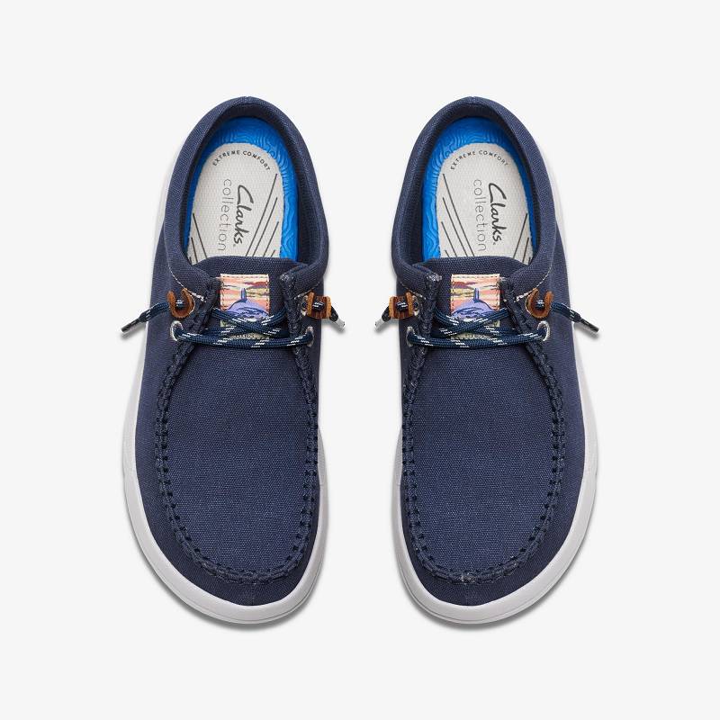 Clarks Driftlite Surf Lacivert | CLKS-84295
