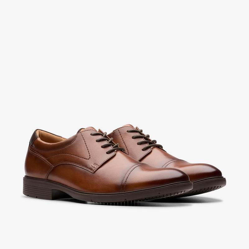 Clarks Eldredge Cap Koyu Kahverengi | CLKS-84431
