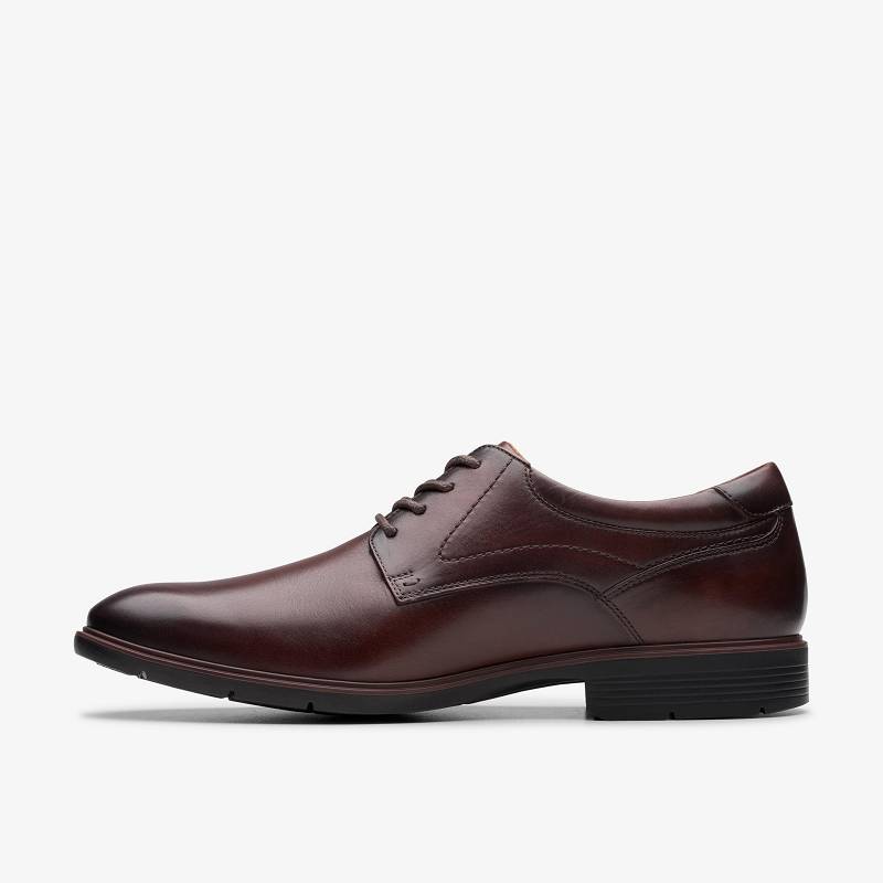 Clarks Eldredge Plain Koyu Kahverengi | CLKS-84429