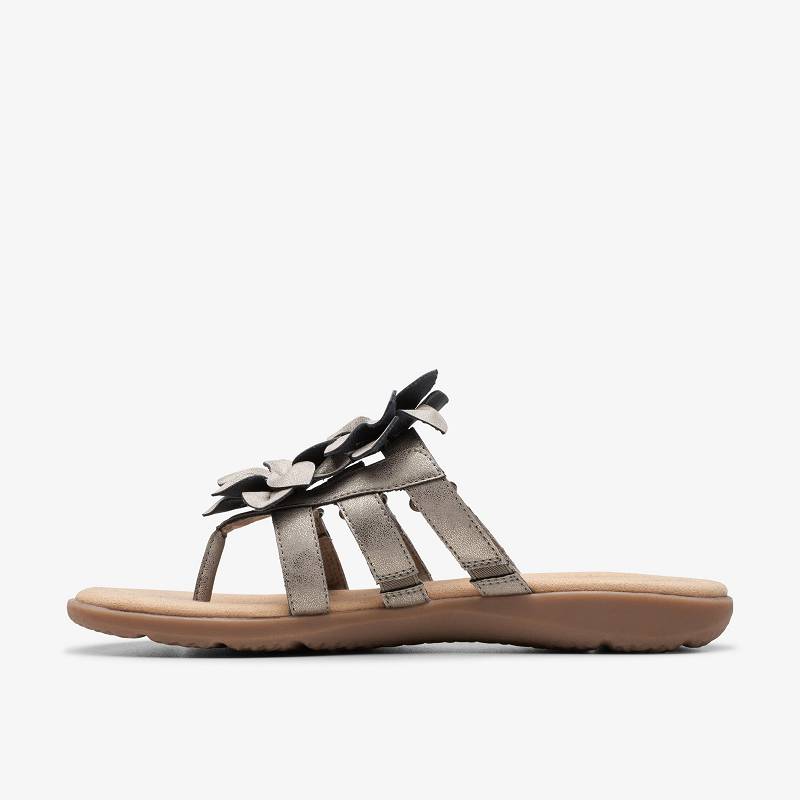 Clarks Elizabelle Mae Mavi Gri Metal | CLKS-84969