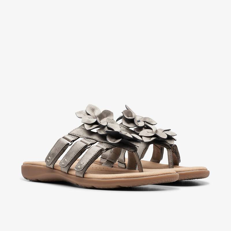 Clarks Elizabelle Mae Mavi Gri Metal | CLKS-84969