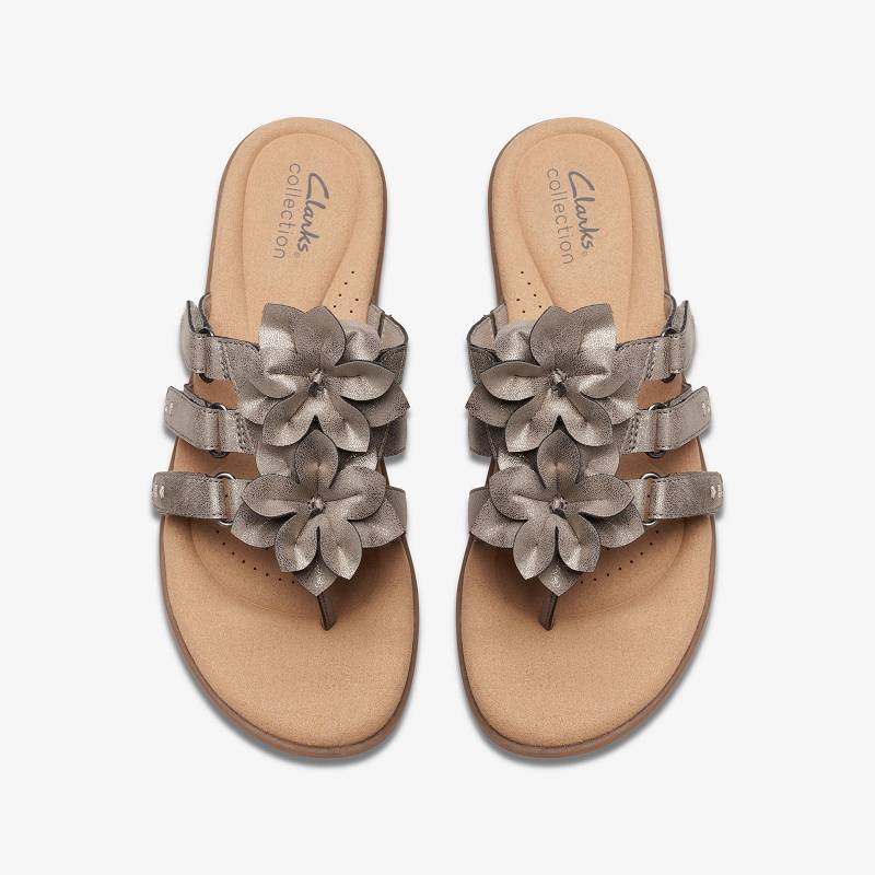 Clarks Elizabelle Mae Mavi Gri Metal | CLKS-84969