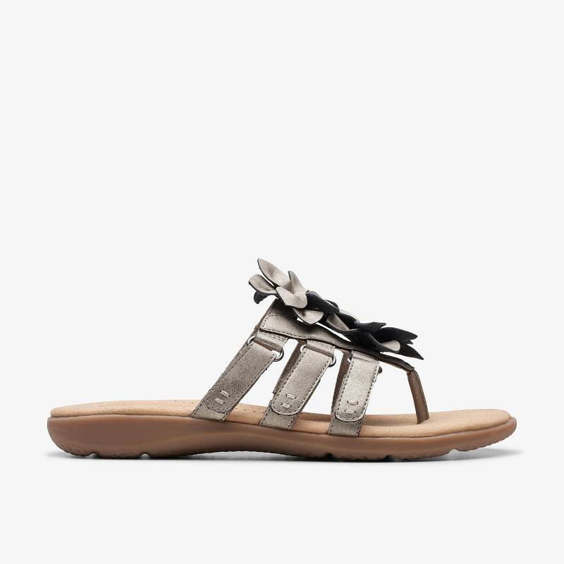 Clarks Elizabelle Mae Mavi Gri Metal | CLKS-84969