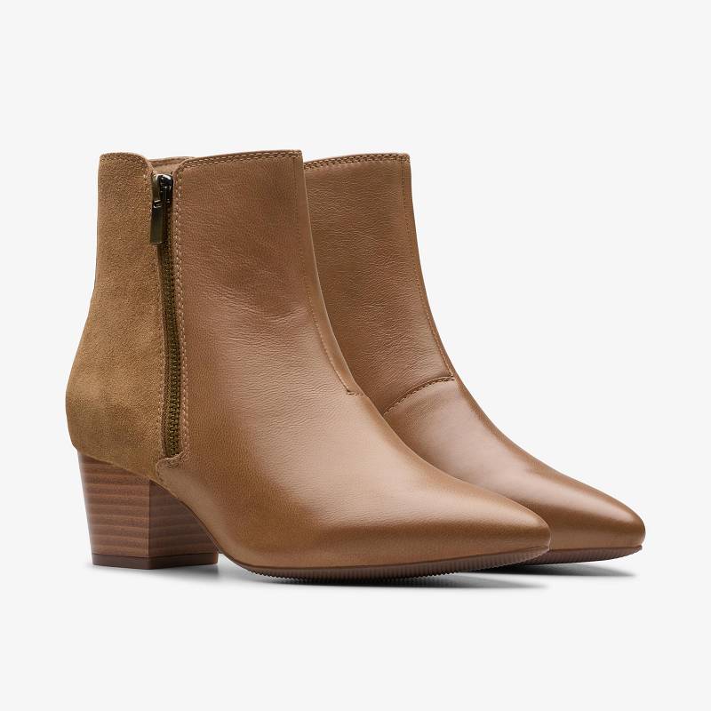 Clarks Ellanie Vibe Gri Kahverengi | CLKS-85464