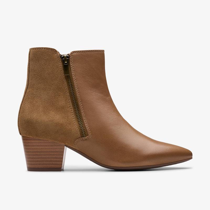 Clarks Ellanie Vibe Gri Kahverengi | CLKS-85464