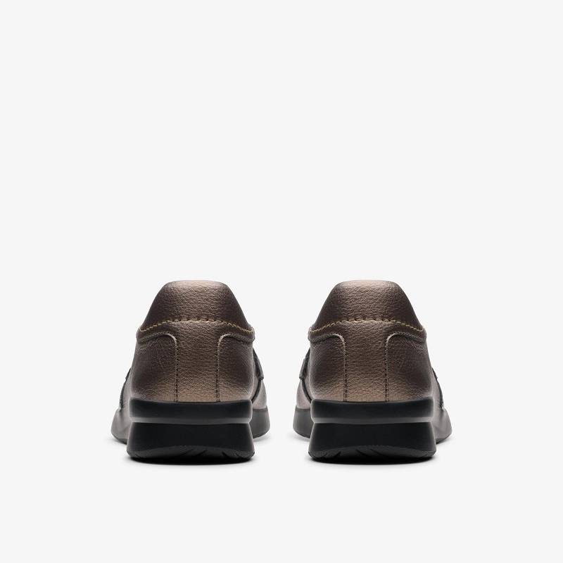 Clarks Ellowyn Penny Kahverengi Metal | CLKS-85009