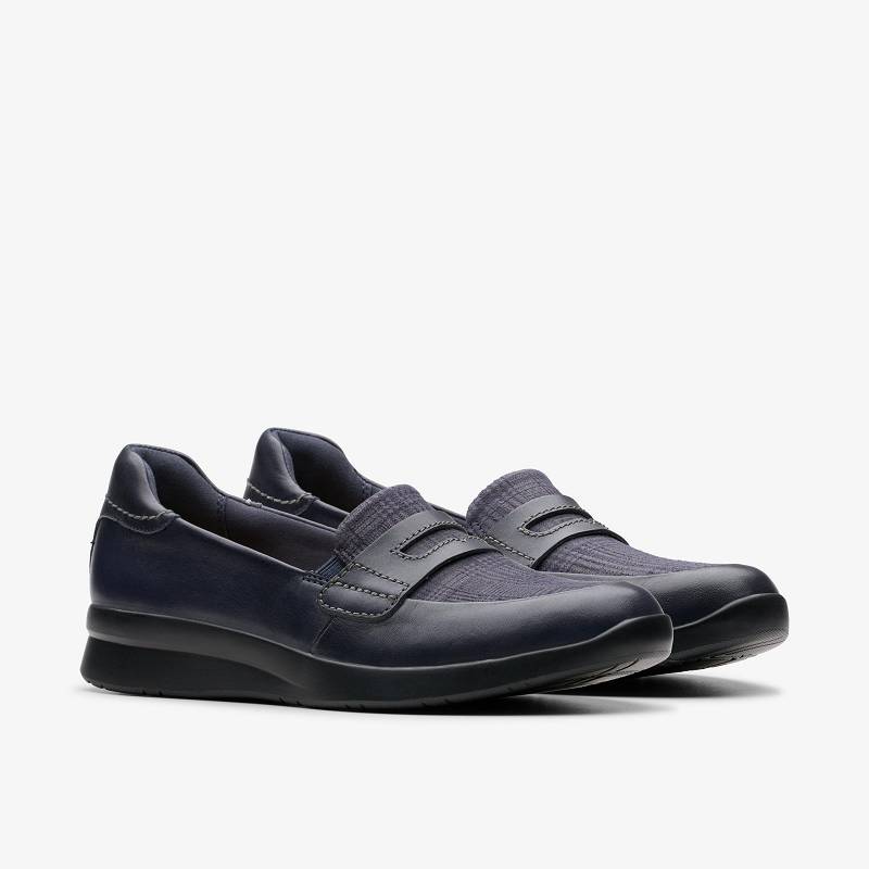 Clarks Ellowyn Penny Lacivert | CLKS-84987