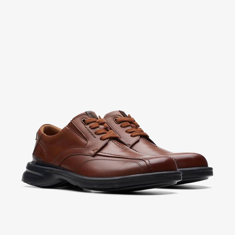 Clarks Gessler Lace Koyu Kahverengi | CLKS-84457