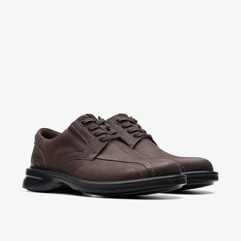 Clarks Gessler Lace Koyu Kahverengi | CLKS-84350