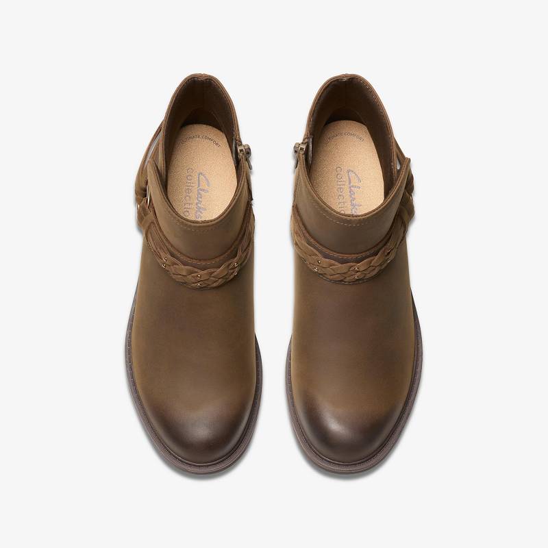 Clarks Hearth Kaylie Açık Kahverengi | CLKS-85590