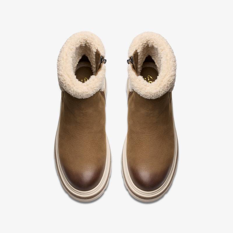 Clarks Hencroft Madi Waterproof Koyu Kahverengi | CLKS-85509