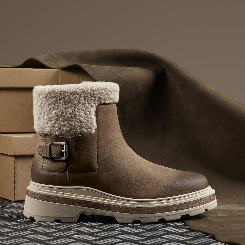 Clarks Hencroft Madi Waterproof Koyu Kahverengi | CLKS-85509