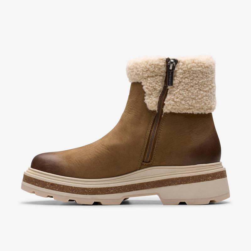 Clarks Hencroft Madi Waterproof Koyu Kahverengi | CLKS-85509
