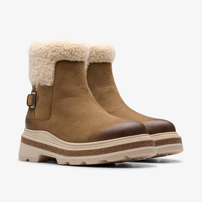 Clarks Hencroft Madi Waterproof Koyu Kahverengi | CLKS-85509