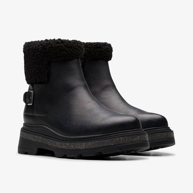 Clarks Hencroft Madi Waterproof Siyah | CLKS-85508
