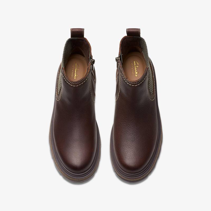 Clarks Hencroft Step Waterproof Kahverengi | CLKS-85514