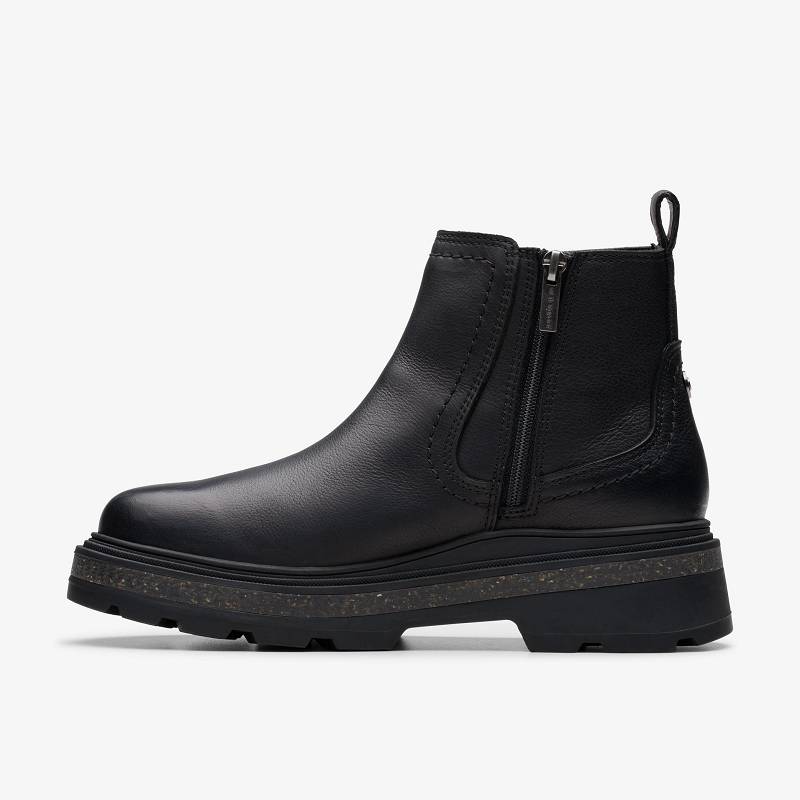 Clarks Hencroft Step Waterproof Siyah | CLKS-85512