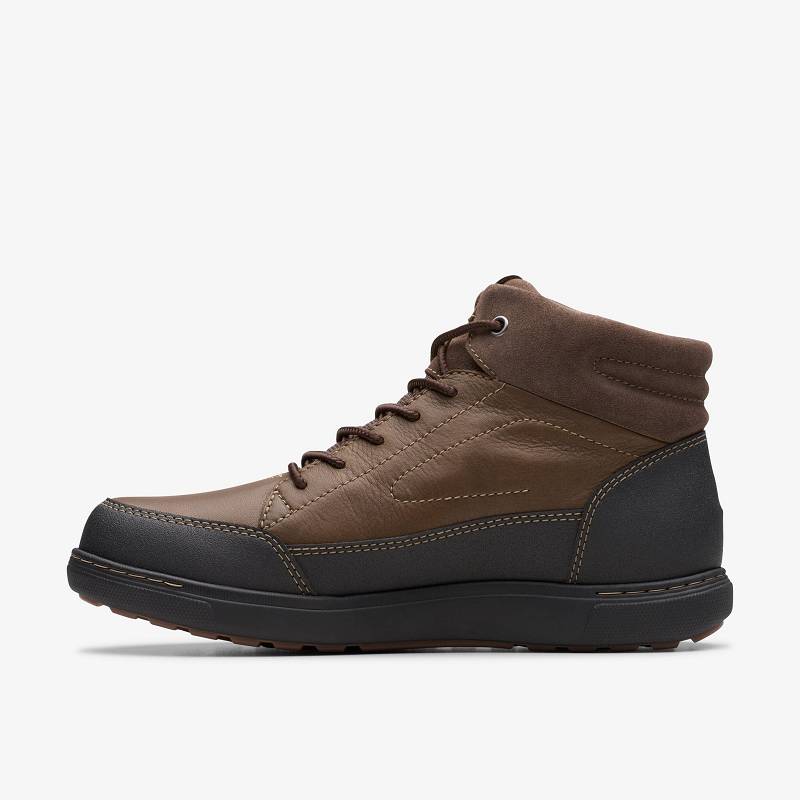 Clarks Mapstone Hi Gore-Tex Koyu Kahverengi | CLKS-84551