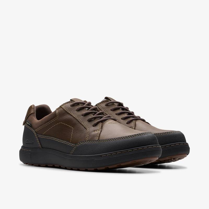 Clarks Mapstone Lo Gore-Tex Koyu Kahverengi | CLKS-84248