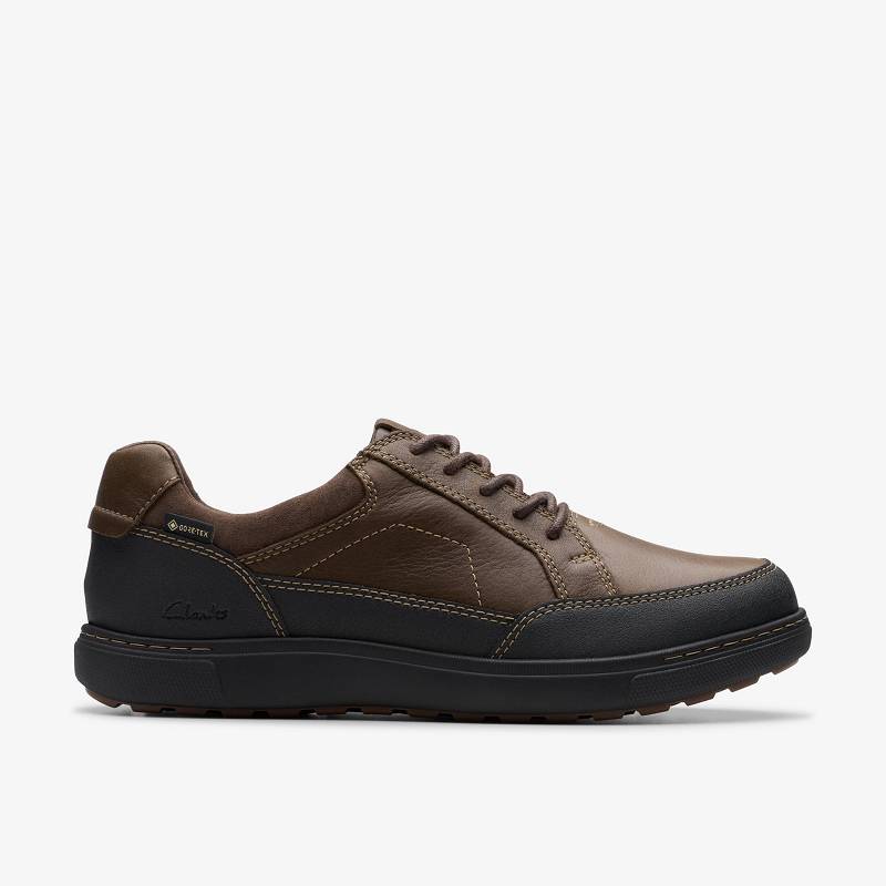 Clarks Mapstone Lo Gore-Tex Koyu Kahverengi | CLKS-84248
