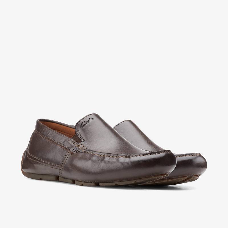 Clarks Markman Plain Koyu Kahverengi | CLKS-84355