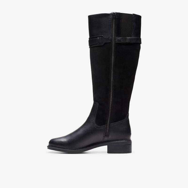 Clarks Maye Carly Siyah | CLKS-85534