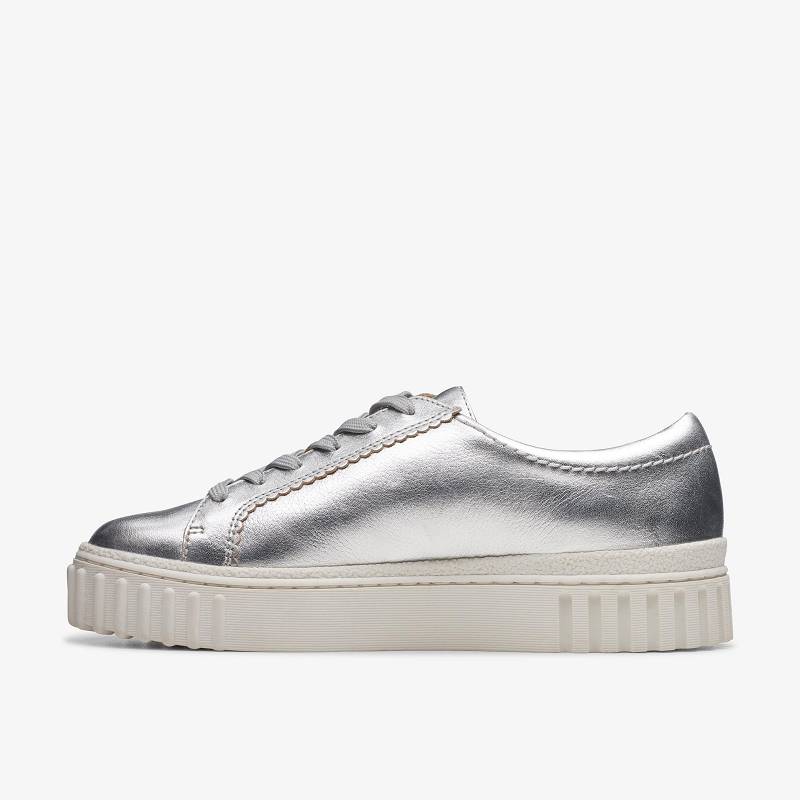 Clarks Mayhill Walk Gümüş Metal | CLKS-84697