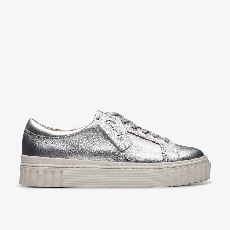 Clarks Mayhill Walk Gümüş Metal | CLKS-84697