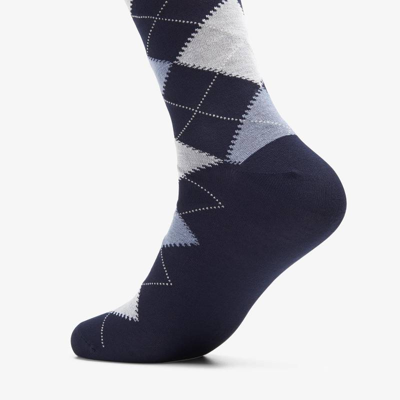 Clarks Mens Argyle Lacivert | CLKS-84192