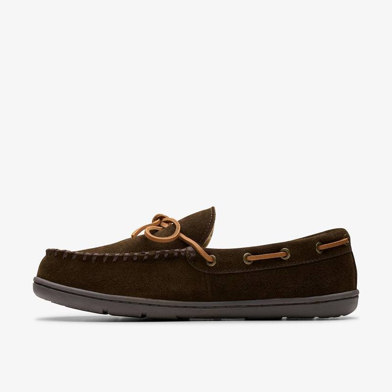 Clarks Michel Rise Slippers Kahverengi | CLKS-84209