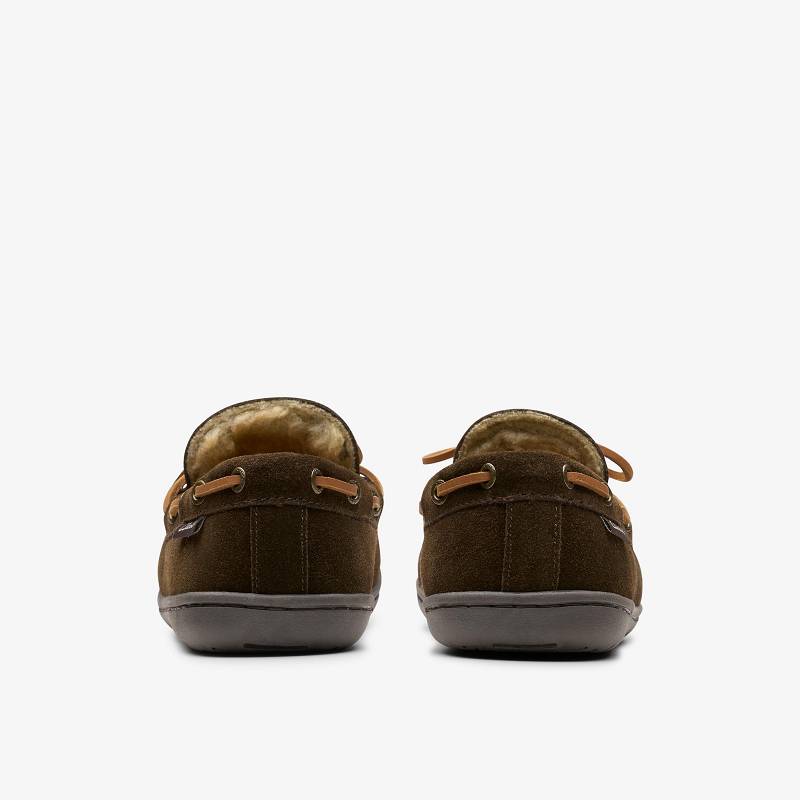 Clarks Michel Rise Slippers Kahverengi | CLKS-84209