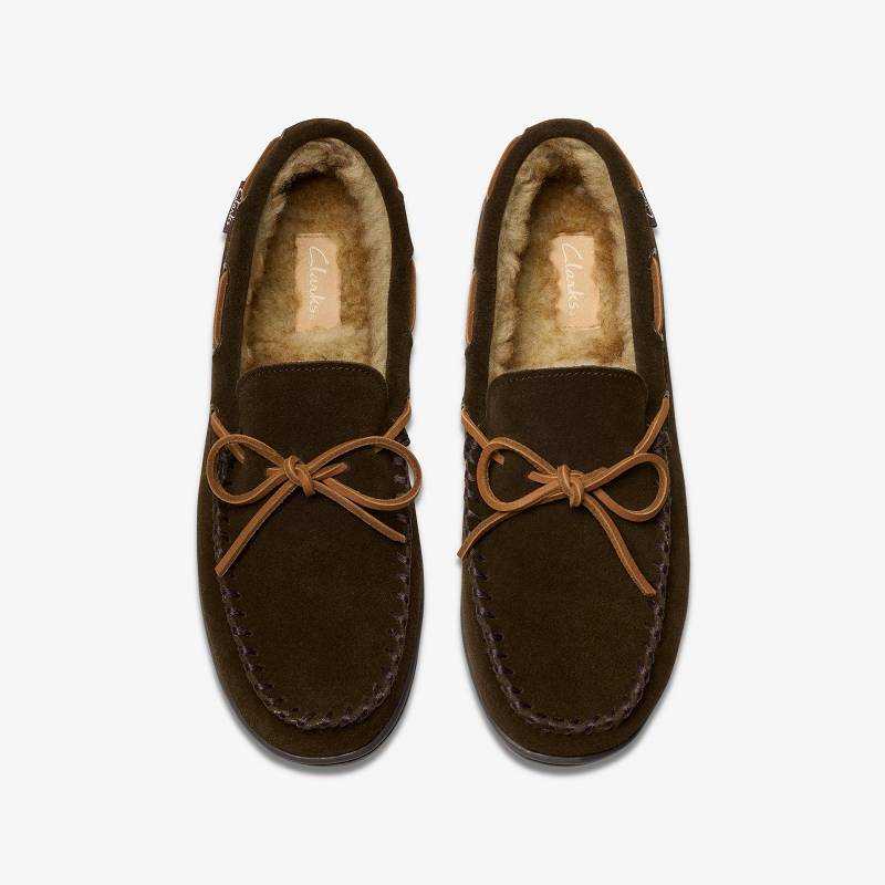 Clarks Michel Rise Slippers Kahverengi | CLKS-84209