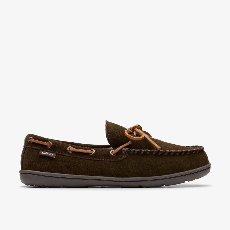 Clarks Michel Rise Slippers Kahverengi | CLKS-84209