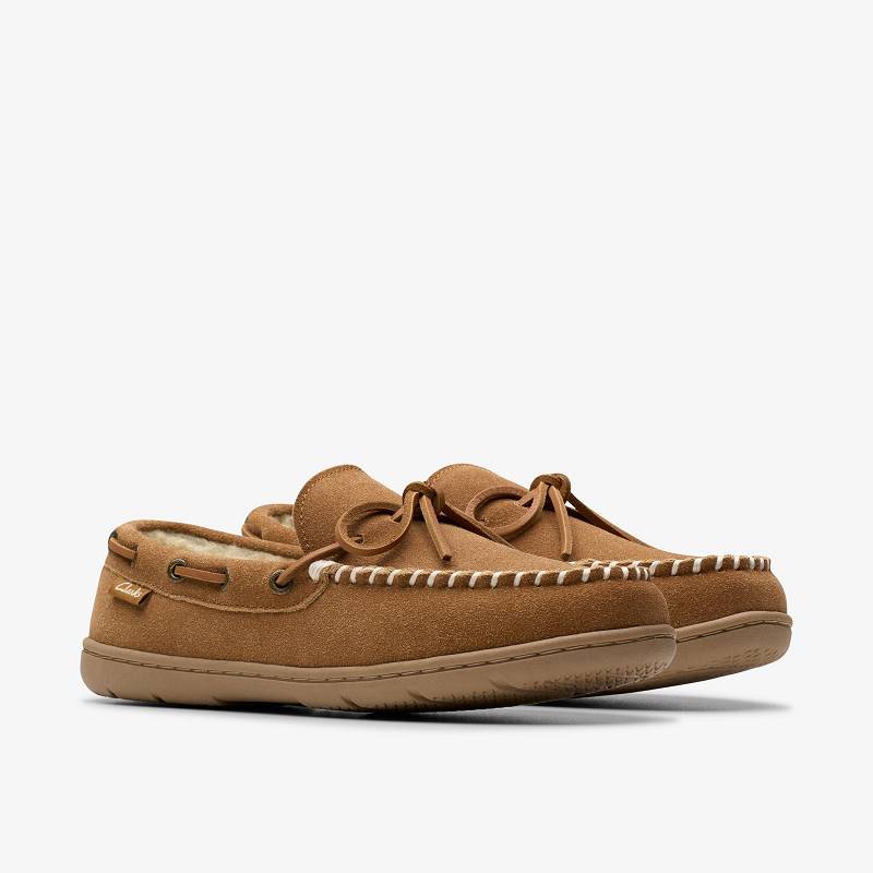 Clarks Michel Rise Slippers Kahverengi | CLKS-84208
