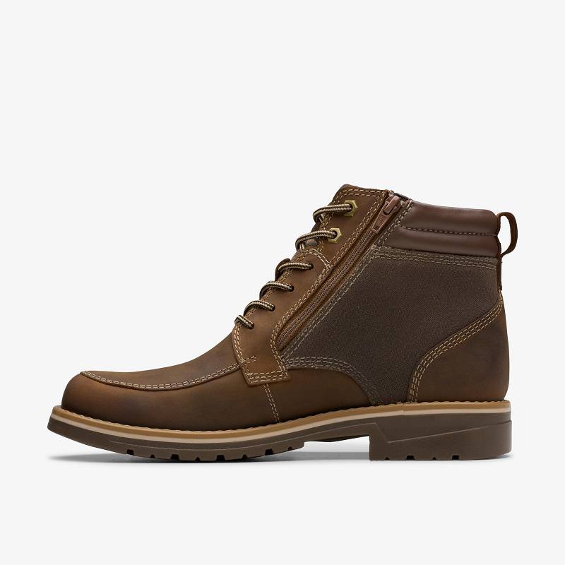 Clarks Morwell Zip Kahverengi | CLKS-84530