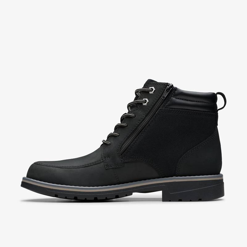 Clarks Morwell Zip Siyah | CLKS-84531
