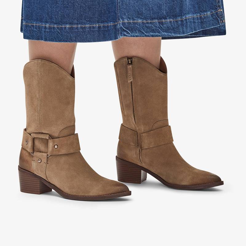 Clarks Morzine Rise Koyu Kahverengi | CLKS-85564