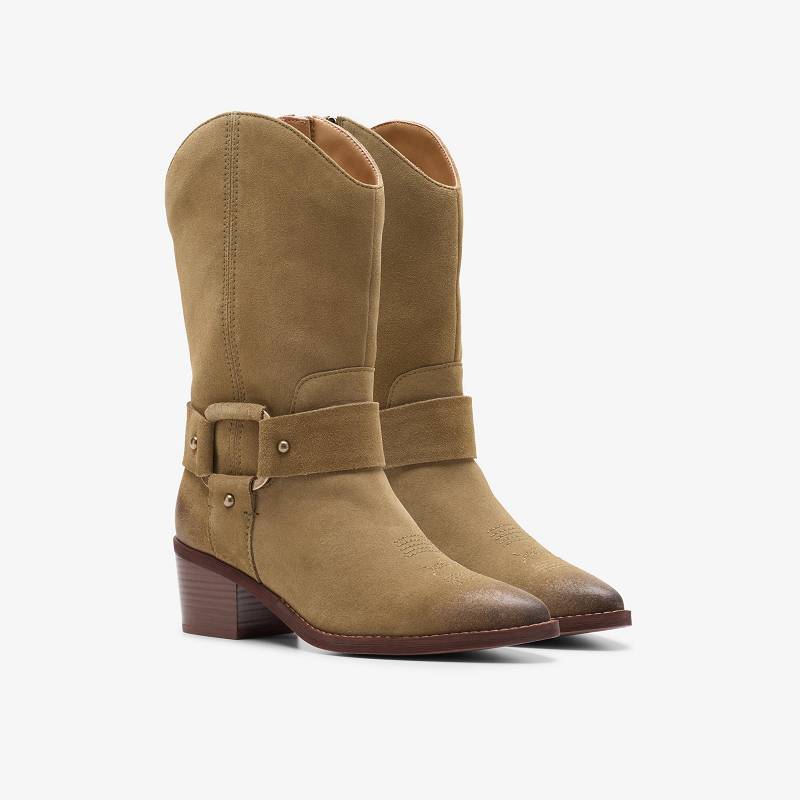 Clarks Morzine Rise Koyu Kahverengi | CLKS-85564
