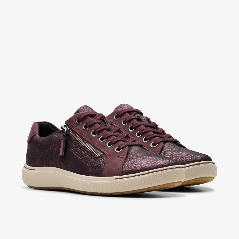 Clarks Nalle Lace Bordo | CLKS-85139