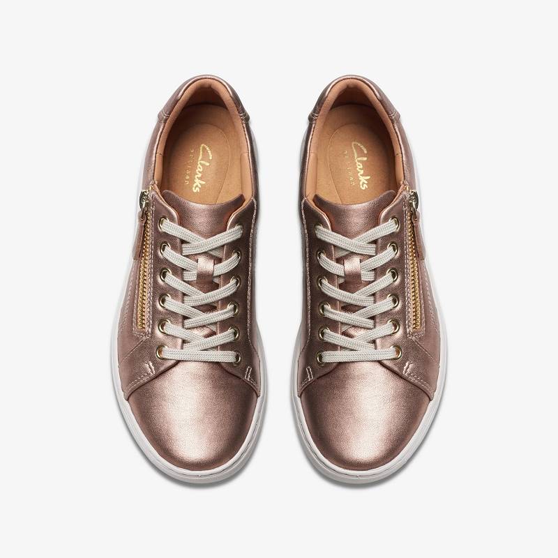 Clarks Nalle Lace Pembe Altın | CLKS-85184