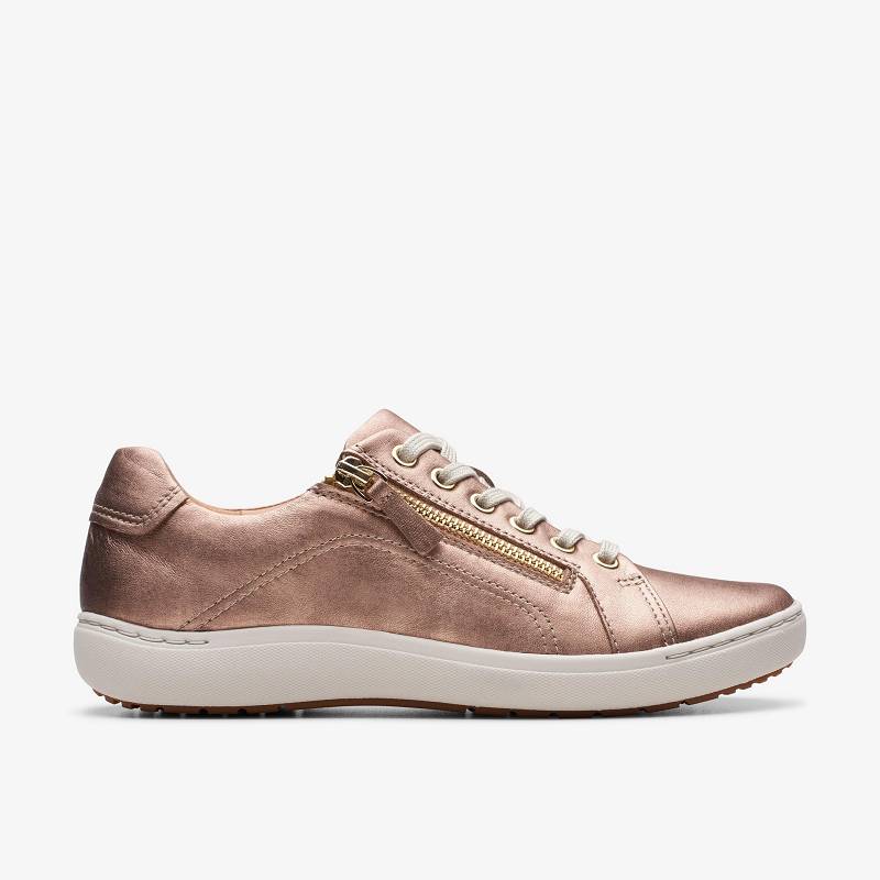Clarks Nalle Lace Pembe Altın | CLKS-85184