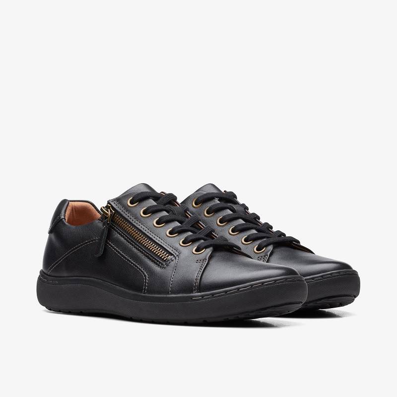 Clarks Nalle Lace Siyah Siyah | CLKS-85174