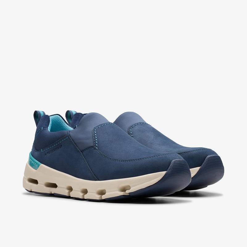 Clarks Nature X Sky Waterproof Lacivert | CLKS-85163