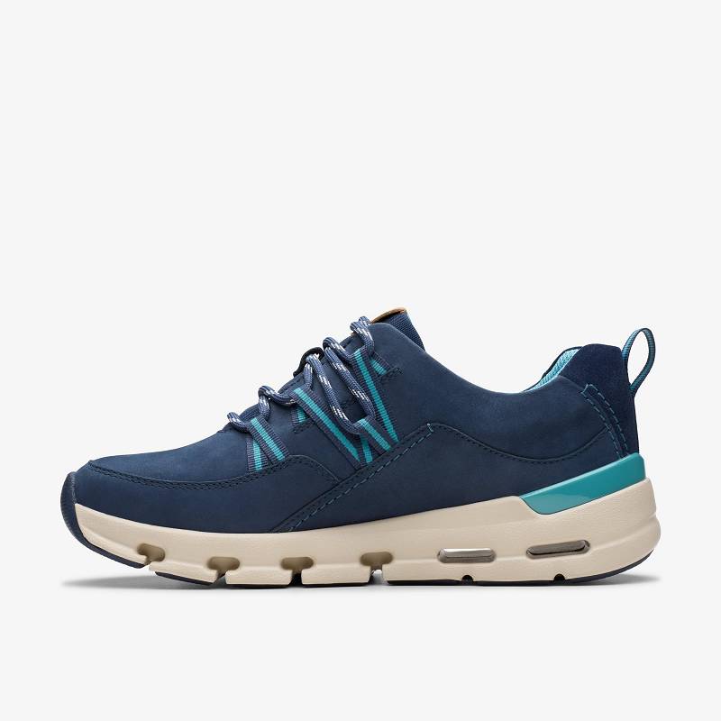 Clarks Nature X Tie Waterproof Lacivert | CLKS-85159