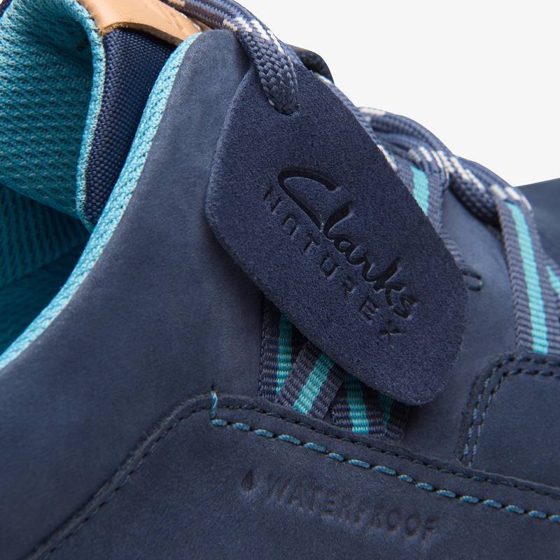 Clarks Nature X Tie Waterproof Lacivert | CLKS-85159