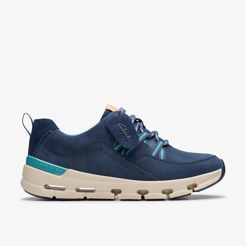 Clarks Nature X Tie Waterproof Lacivert | CLKS-85159