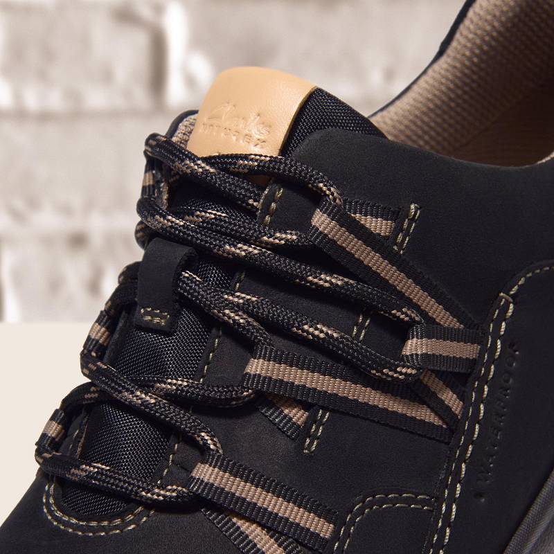 Clarks Nature X Tie Waterproof Siyah | CLKS-85161