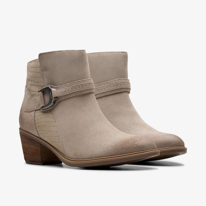Clarks Neva Buckle Gri | CLKS-85447